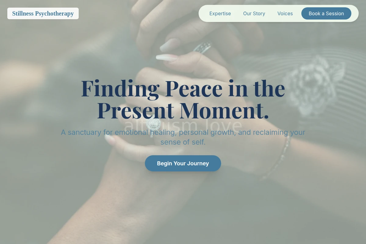 Stillness Psychotherapy